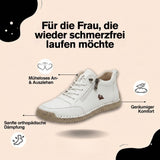Mila  – Komfortable orthopädische Sneakers + Reissverschluss