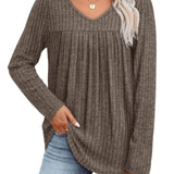 Ellia™ | Leichte Strickbluse mit V-Ausschnitt