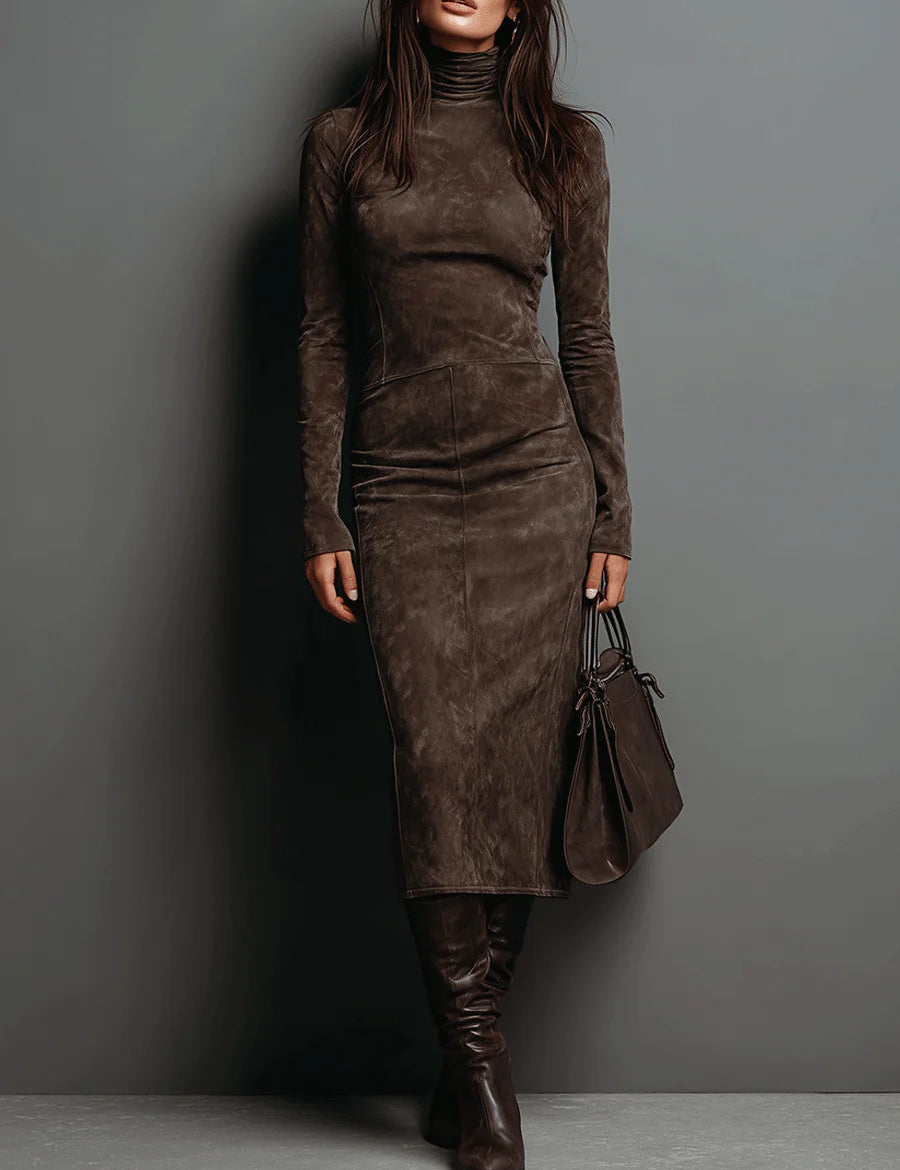 Linn™ | Midi-Kleid in Braun