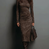 Linn™ | Midi-Kleid in Braun