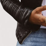 Anais™ | Elegante Lederjacke