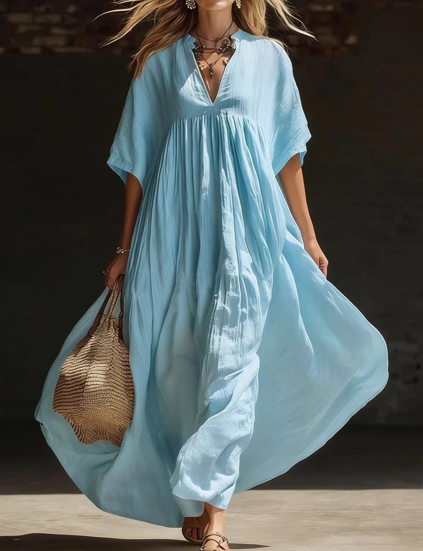 Alma | Luftiges Maxikleid