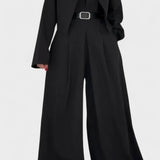 Bertrun – Dreiteiliges Blazer-, Bustier- & Hosen-Set von Amora Bern, Ansicht 4