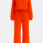 Eberhild – Lockeres Langarm-Oberteil & weite Hose Set von Amora Bern, Ansicht 2