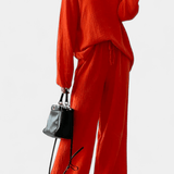 Eberhild – Lockeres Langarm-Oberteil & weite Hose Set von Amora Bern, Ansicht 3