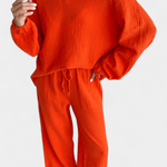 Eberhild – Lockeres Langarm-Oberteil & weite Hose Set von Amora Bern, Ansicht 4