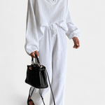 Eberhild – Lockeres Langarm-Oberteil & weite Hose Set von Amora Bern, Ansicht 8