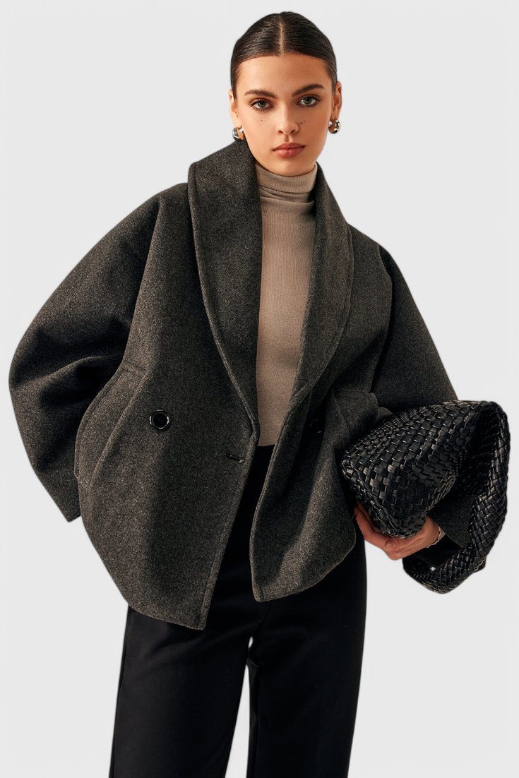 Detlinde – Lockerer Oversize-Mantel mit Schalkragen von Amora Bern, Ansicht 7