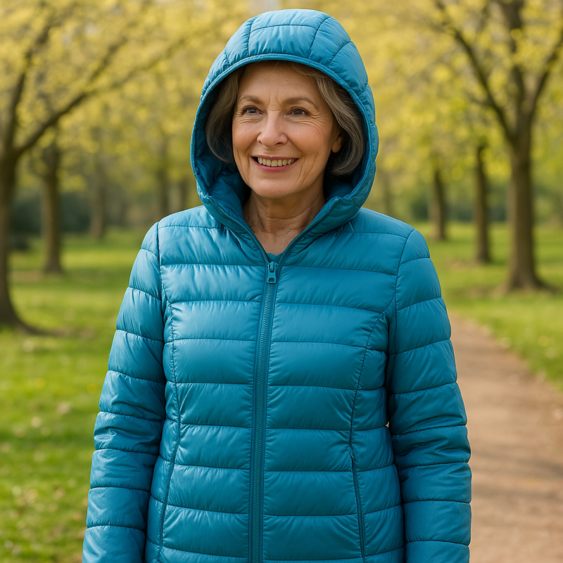 Baldrun – Übergangsjacke in Marineblau von Amora Bern, Ansicht 2