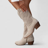 Irminburg – Western-Stiefel mit Lochmuster von Amora Bern, Ansicht 5