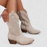 Irminburg – Western-Stiefel mit Lochmuster von Amora Bern, Ansicht 6