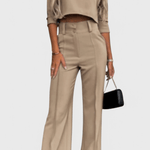 Leudgard – Elegantes Oberteil & weite Hose Set von Amora Bern, Ansicht 6