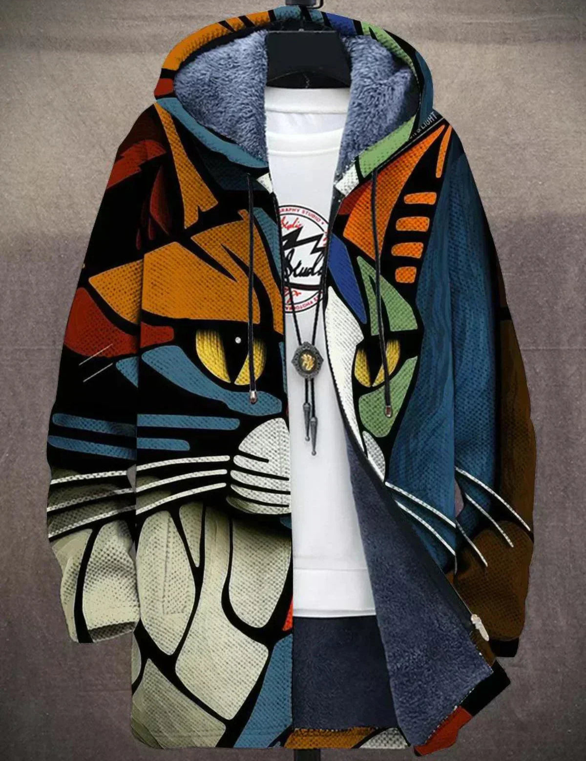 Diego™ | Unisex-Kapuzenjacke, inspiriert von luxuriöser Kunst
