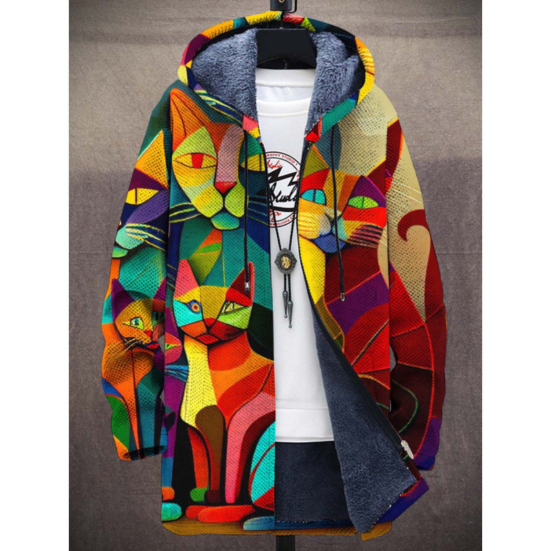 Elias™ | Unisex-Kapuzenjacke, inspiriert von luxuriöser Kunst