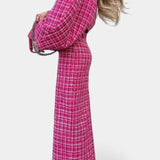 Erlgard – Rosa Karojacke & Maxirock Set von Amora Bern, Ansicht 3