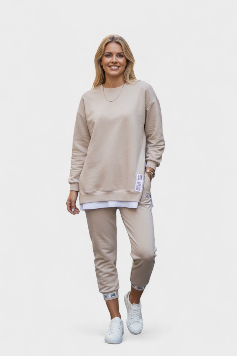 Dankrada – Lagenlook-Sweatshirt & Jogginghose Set von Amora Bern, Ansicht 7