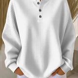 Helena™ | Gemütlicher Waffle-Strickpullover