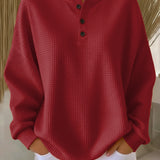 Helena™ | Gemütlicher Waffle-Strickpullover