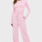 Arnhild – Langarmshirt & weite Hose Set von Amora Bern, Ansicht 5