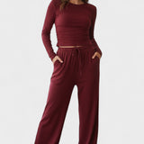 Arnhild – Langarmshirt & weite Hose Set von Amora Bern