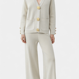 Trudlind – Strickjacke mit Knöpfen & weite Hose Set von Amora Bern, Ansicht 14
