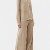 Trudlind – Strickjacke mit Knöpfen & weite Hose Set von Amora Bern, Ansicht 3