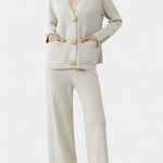 Trudlind – Strickjacke mit Knöpfen & weite Hose Set von Amora Bern, Ansicht 8