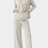 Trudlind – Strickjacke mit Knöpfen & weite Hose Set von Amora Bern, Ansicht 8