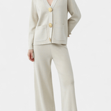 Trudlind – Strickjacke mit Knöpfen & weite Hose Set von Amora Bern, Ansicht 9