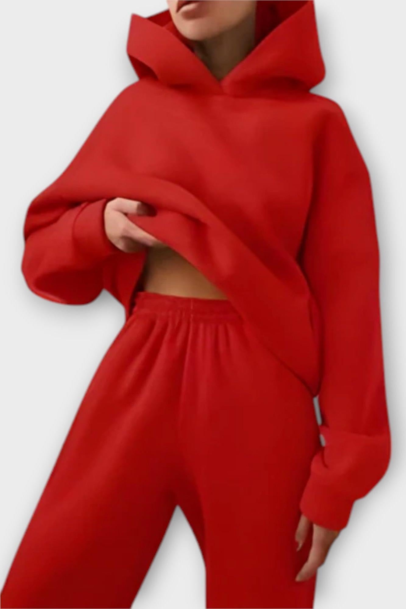 Gunthild – Lockerer Kapuzenpullover & Hose Set von Amora Bern, Ansicht 2