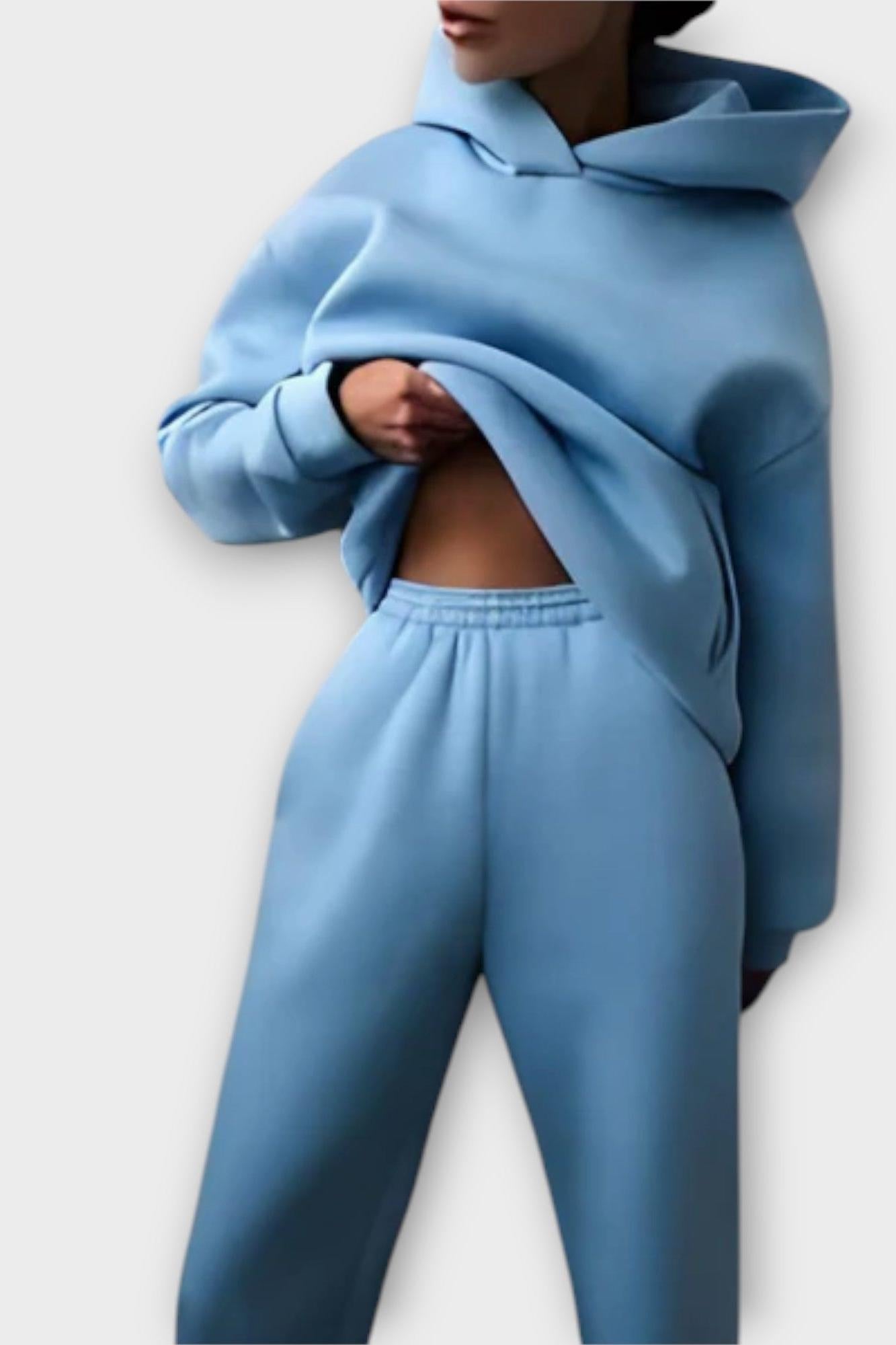 Gunthild – Lockerer Kapuzenpullover & Hose Set von Amora Bern, Ansicht 3