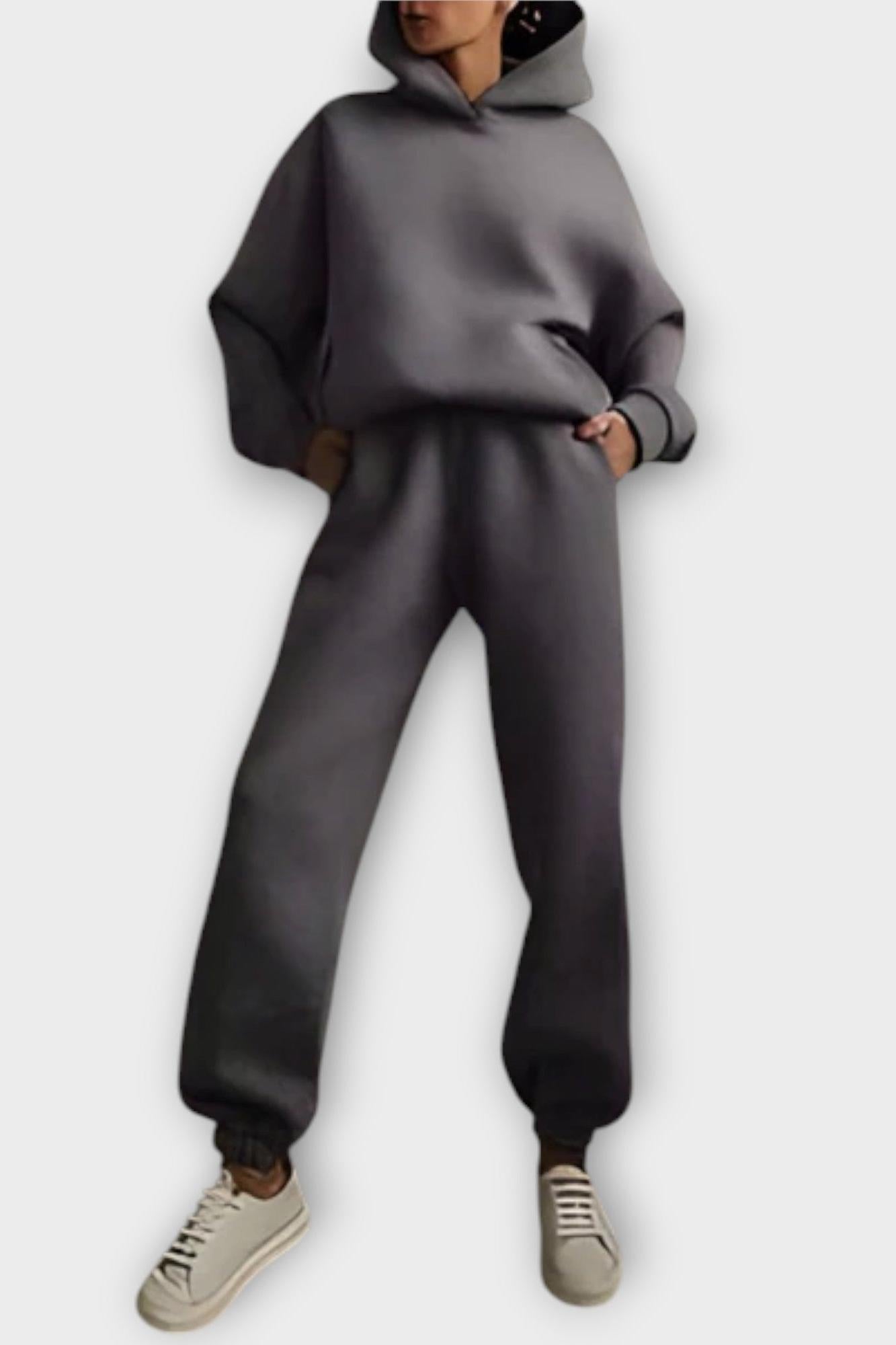 Gunthild – Lockerer Kapuzenpullover & Hose Set von Amora Bern, Ansicht 4