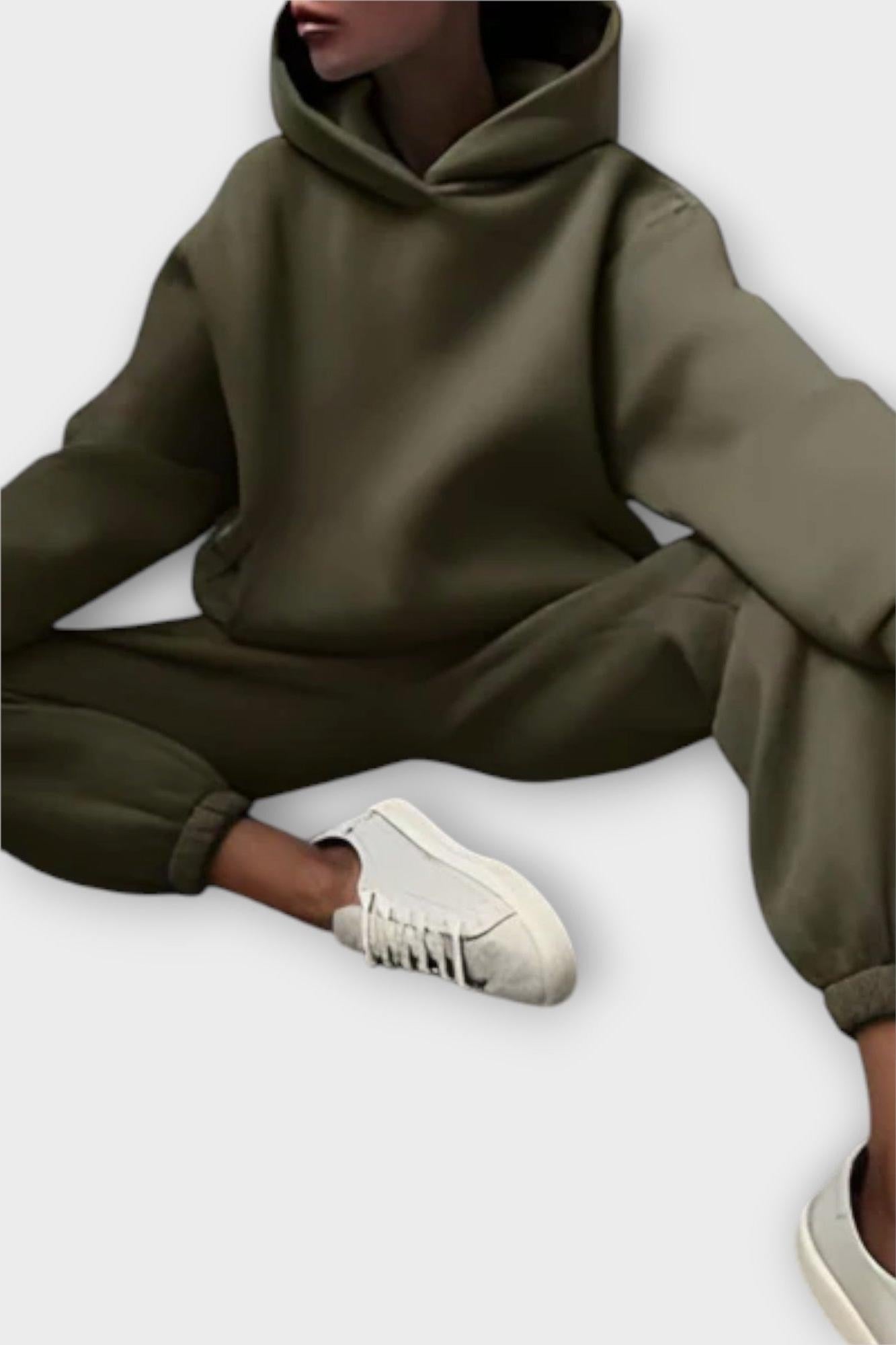 Gunthild – Lockerer Kapuzenpullover & Hose Set von Amora Bern, Ansicht 7