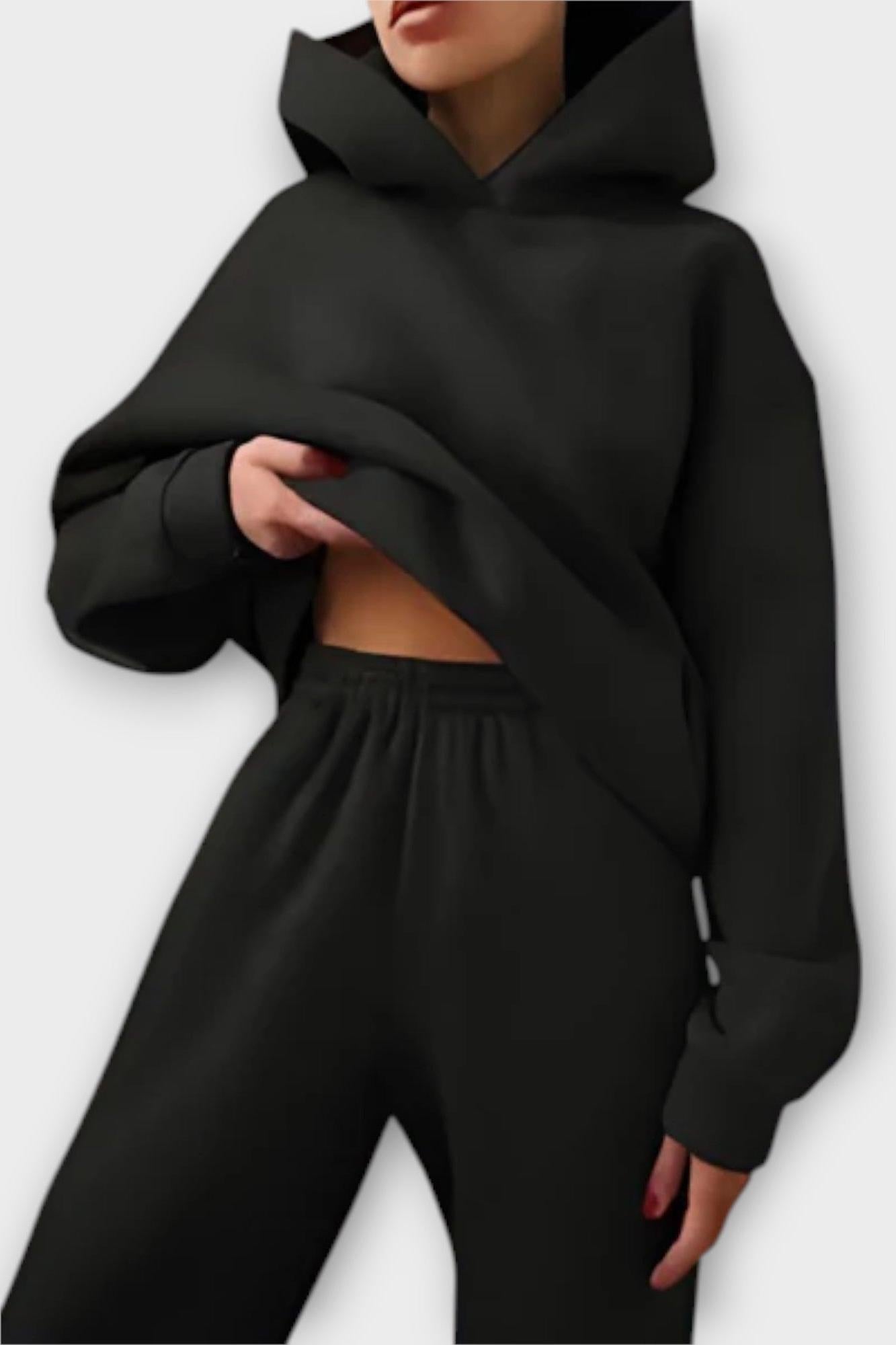 Gunthild – Lockerer Kapuzenpullover & Hose Set von Amora Bern, Ansicht 8