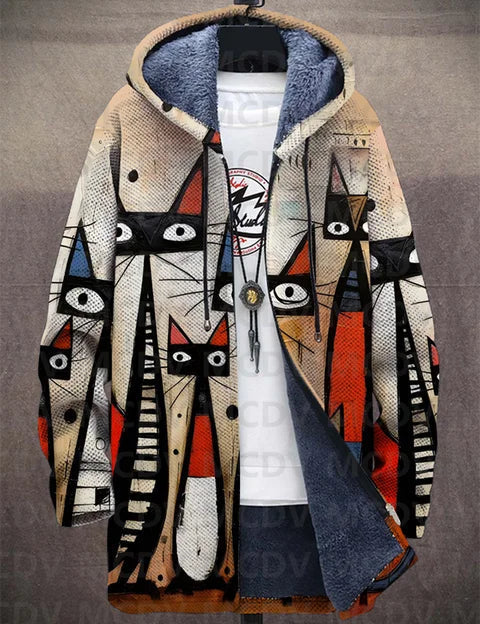 Kiara™ | Unisex-Kapuzenjacke, inspiriert von luxuriöser Kunst