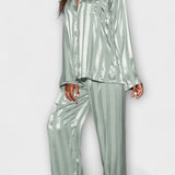 Ortlinde – Satin-Look-Hemd & Hose Set von Amora Bern, Ansicht 3
