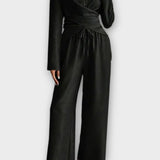 Sighild – Wickeloberteil & weite Hose Set von Amora Bern, Ansicht 3