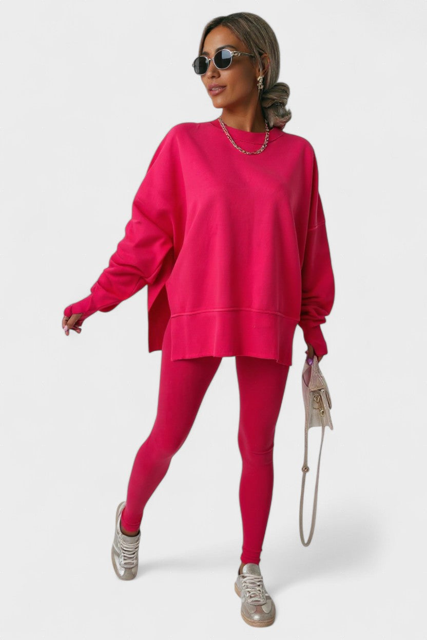 Baltrun – Lockeres Langarm-Oberteil & Hose Set von Amora Bern, Ansicht 3