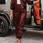 Alruna – Kunstlederjacke & Hose Set von Amora Bern, Ansicht 2