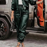 Alruna – Kunstlederjacke & Hose Set von Amora Bern, Ansicht 4