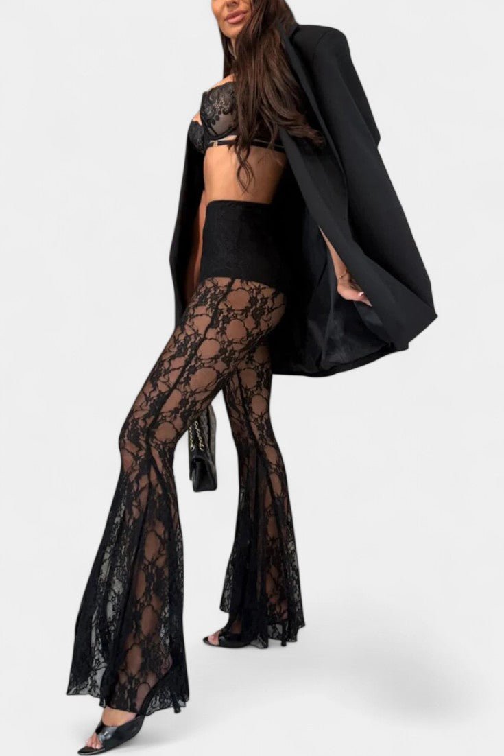 Eilhild – Blazer & Spitzenhose Set von Amora Bern, Ansicht 6