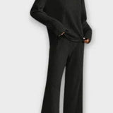 Oswinde – Gerippter Strickpullover & weite Hose Set von Amora Bern, Ansicht 4