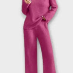 Oswinde – Gerippter Strickpullover & weite Hose Set von Amora Bern, Ansicht 5