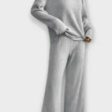 Oswinde – Gerippter Strickpullover & weite Hose Set von Amora Bern, Ansicht 8