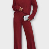 Rudhild – Gerippter Strickpullover & weite Hose Set von Amora Bern, Ansicht 5
