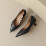 Jutta – Spitze Pumps mit niedrigem Absatz von Amora Bern, Ansicht 11