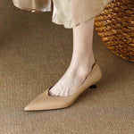 Jutta – Spitze Pumps mit niedrigem Absatz von Amora Bern, Ansicht 3