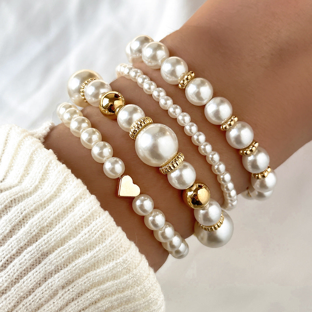 Perola™ | Armband Pearl Harmony - Gemeinsam gegen Brustkrebs (1+1 GRATIS)
