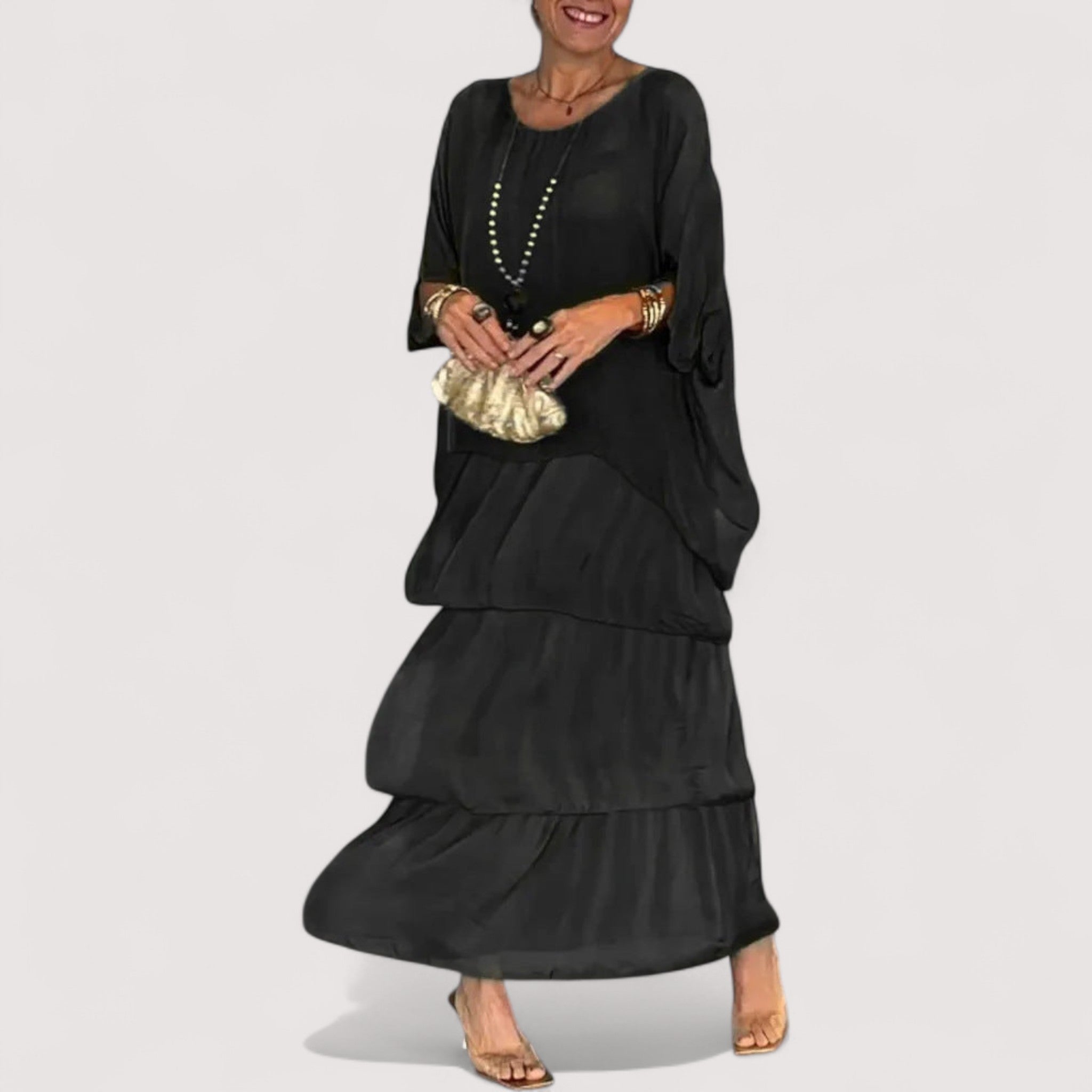 Laurence™ | Elegantes Chiffon-Kleid im Boho-Stil