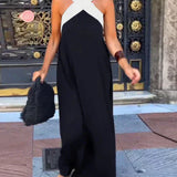 Quirine™ | Maxikleid mit Überkreuzung vorne